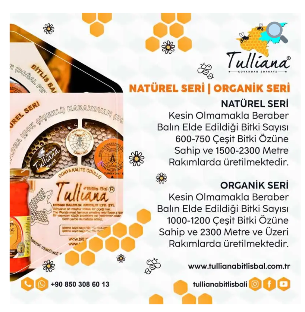 Tulliana Bio Polyflora Bloemhoning 850G