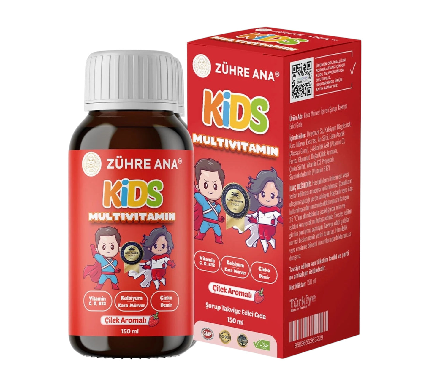 Zühre Ana Kids Multivitaminsirup – 150 ml
