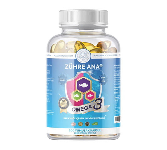 Zühre Ana Omega-3 Fischöl 1300Mg