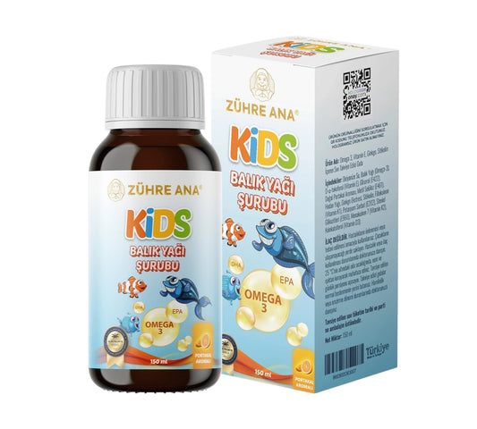 Zühre Ana Kids Omega 3 Fischölsirup – 150ml